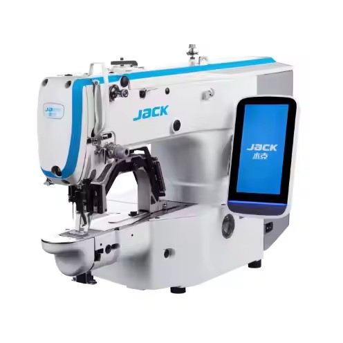 JACK JK-T1906GS-D Sewing Machine High Speed Computerized Bartack Machine with Sewing Range 60MM X 50MM
