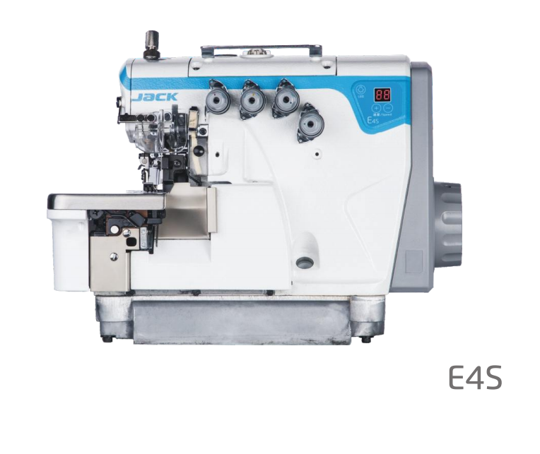 JACK E4S-4 High Speed Cheap Best Price Domestic Export Industrial Overlock Sewing Machine With Back Stitching Overlock Machine